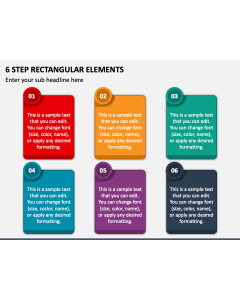 6 Step Rectangular Elements PPT Slide 1