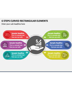 6 Steps Curved Rectangular Elements PPT Slide 1