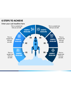 6 Steps To Achieve PPT Slide 1