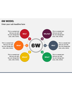 6W Model PPT Slide 1