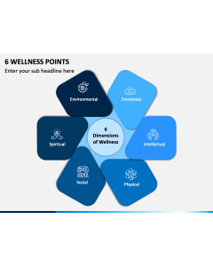 6 Wellness Points PPT Slide 1