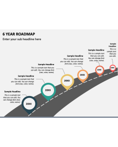 6 Year Roadmap PPT Slide 1