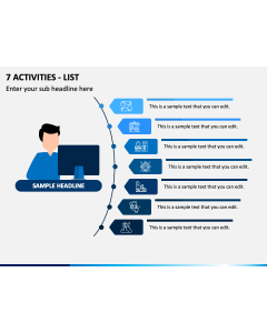 7 Activities List PPT Slide 1