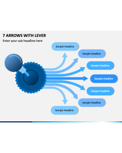 7 Arrows With Lever PPT Slide 1