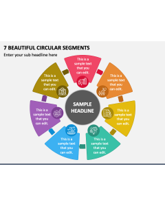 7 Beautiful Circular Segments PPT Slide 1
