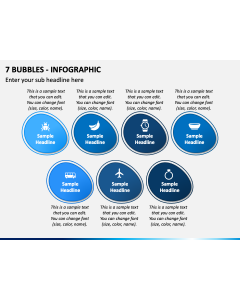 7 Bubbles - Infographic PPT Slide 1