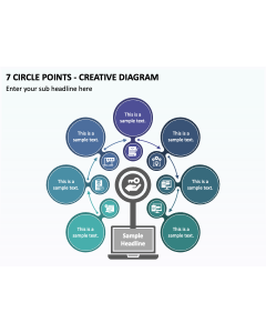 7 Circle Points - Creative Diagram PPT Thumbnail