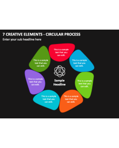 7 Creative Elements - Circular Process PPT Slide 1