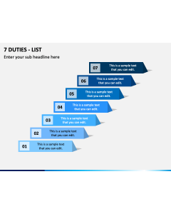 7 Duties List PPT Slide 1