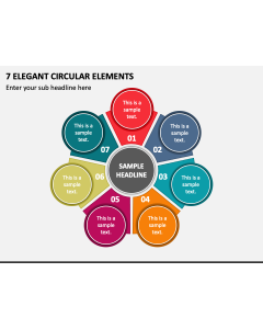 7 Elegant Circular Elements PPT Slide 1