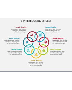 7 Interlocking Circles PPT Slide 1