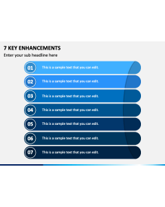 7 Key Enhancements PPT Slide 1