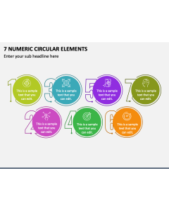 7 Numeric Circular Elements PPT Slide 2