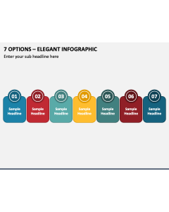 7 Options - Elegant Infographic PPT Slide 1