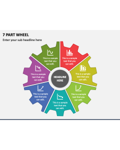 7 Part Wheel PPT Slide 1