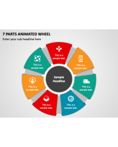7 Parts Animated Wheel PPT Thumbnail