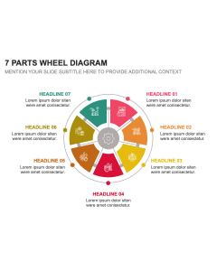 7 Parts Wheel Diagram PPT Thumbnail