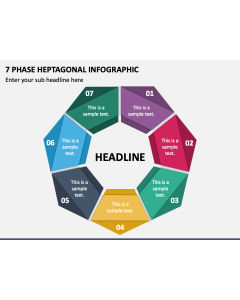 7 Phase Heptagonal Infographic PPT Slide 1