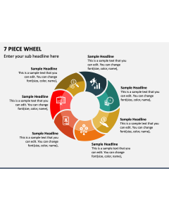 7 Piece Wheel PPT Slide 1