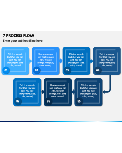 7 Process Flow PPT Slide 1