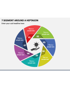 7 Segment around a Heptagon PPT Slide 1