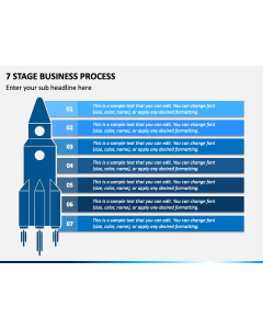 7 Stage Business Process PPT Slide 1