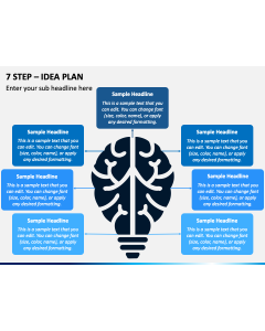 7 Step - Idea Plan PPT Slide 1