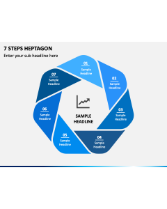 7 Steps Heptagon PPT Slide 1