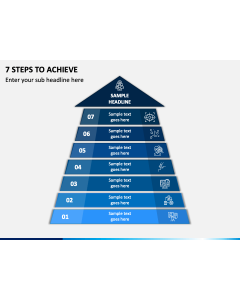 7 Steps To Achieve PPT Slide 1