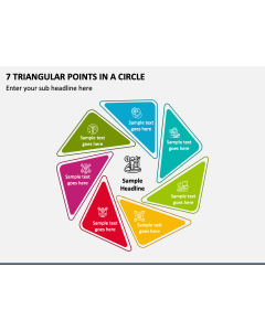 7 Triangular Points in a Circle PPT Slide 1