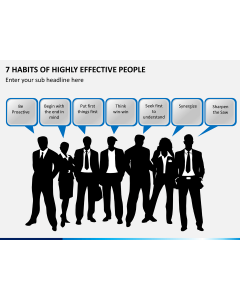 7 Habits of Stephen Covey PPT Slide 1