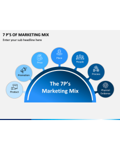 7P's of Marketing Mix PPT Slide 1