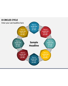 8 Circles Cycle PPT Slide 1