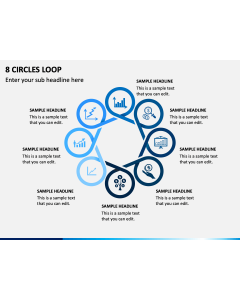 8 Circles Loop PPT Slide 1