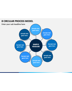 8 Circular Process Model PPT Slide 1