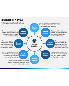 8 Circles in a Cycle PPT Slide 1