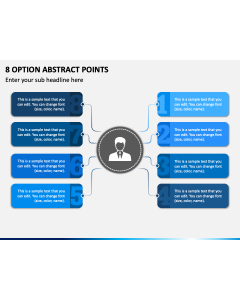 8 Option Abstract Points PPT Slide 1