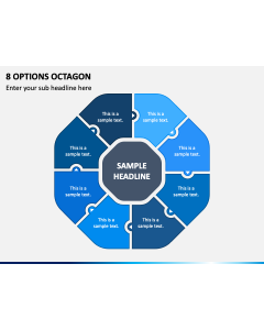 8 Options Octagon PPT Slide 1