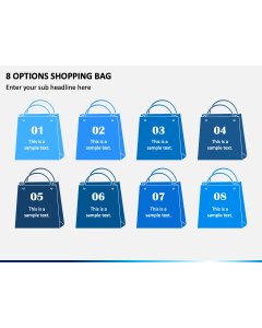 8 Options Shopping Bag PPT Slide 1