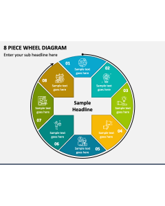 8 Piece Wheel Diagram PPT Slide 1