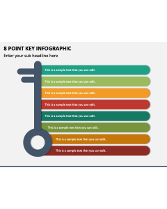 8 Point Key Infographic PPT Slide 2