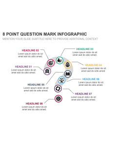 8 Point Question Mark Infographic PPT Thumbnail