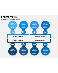 8 Points Process PPT Slide 1