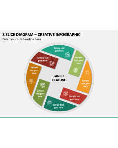 8 Slice Diagram - Creative Infographic PPT Slide 1