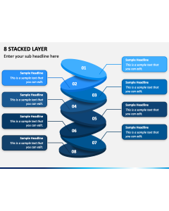 8 Stacked Layer PPT Slide 1