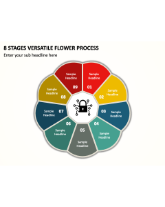 8 Stages Versatile Flower Process PPT Thumbnail
