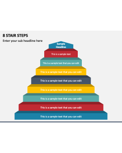8 Stair Steps PPT Slide 1