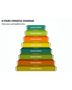 8 Stairs Versatile Diagram PPT Thumbnail