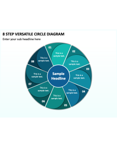 8 Step Versatile Circle Diagram PPT Thumbnail