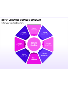 8 Step Versatile Octagon Diagram PPT Thumbnail